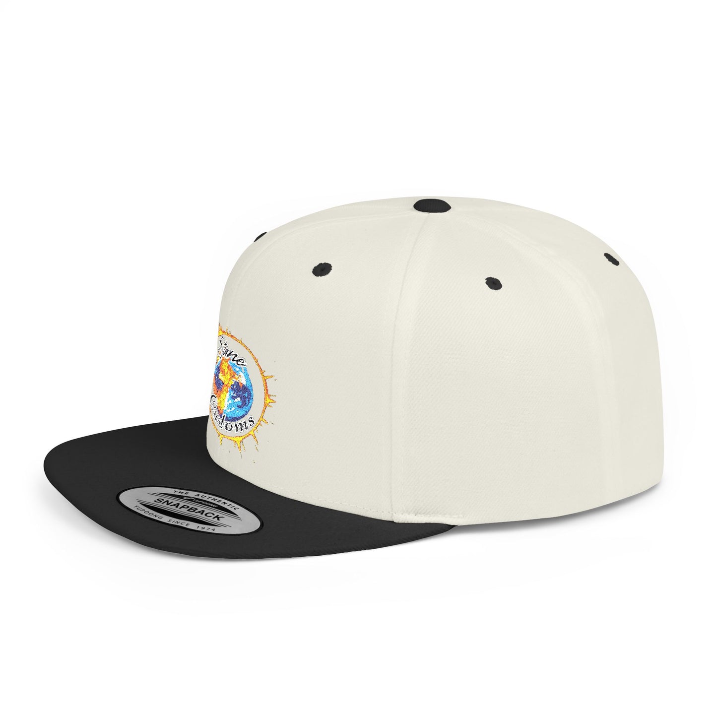 "Stone Customs" Logo Flat Bill Snapback