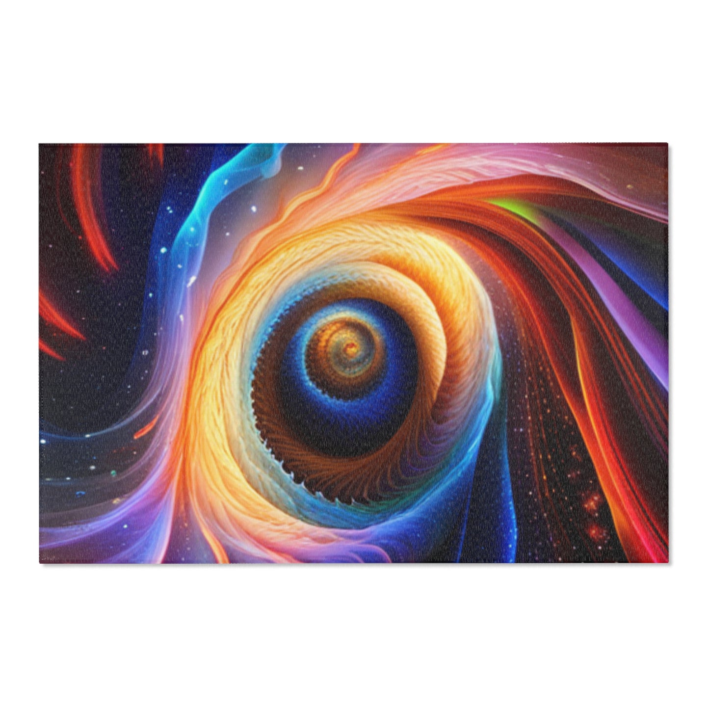 "Cosmic Spiral" Area Rugs