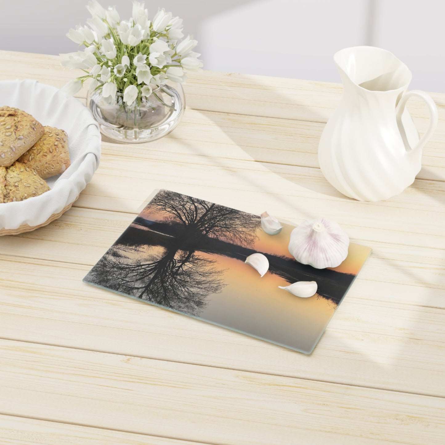 "Reflections At Sunset" Cutting Board