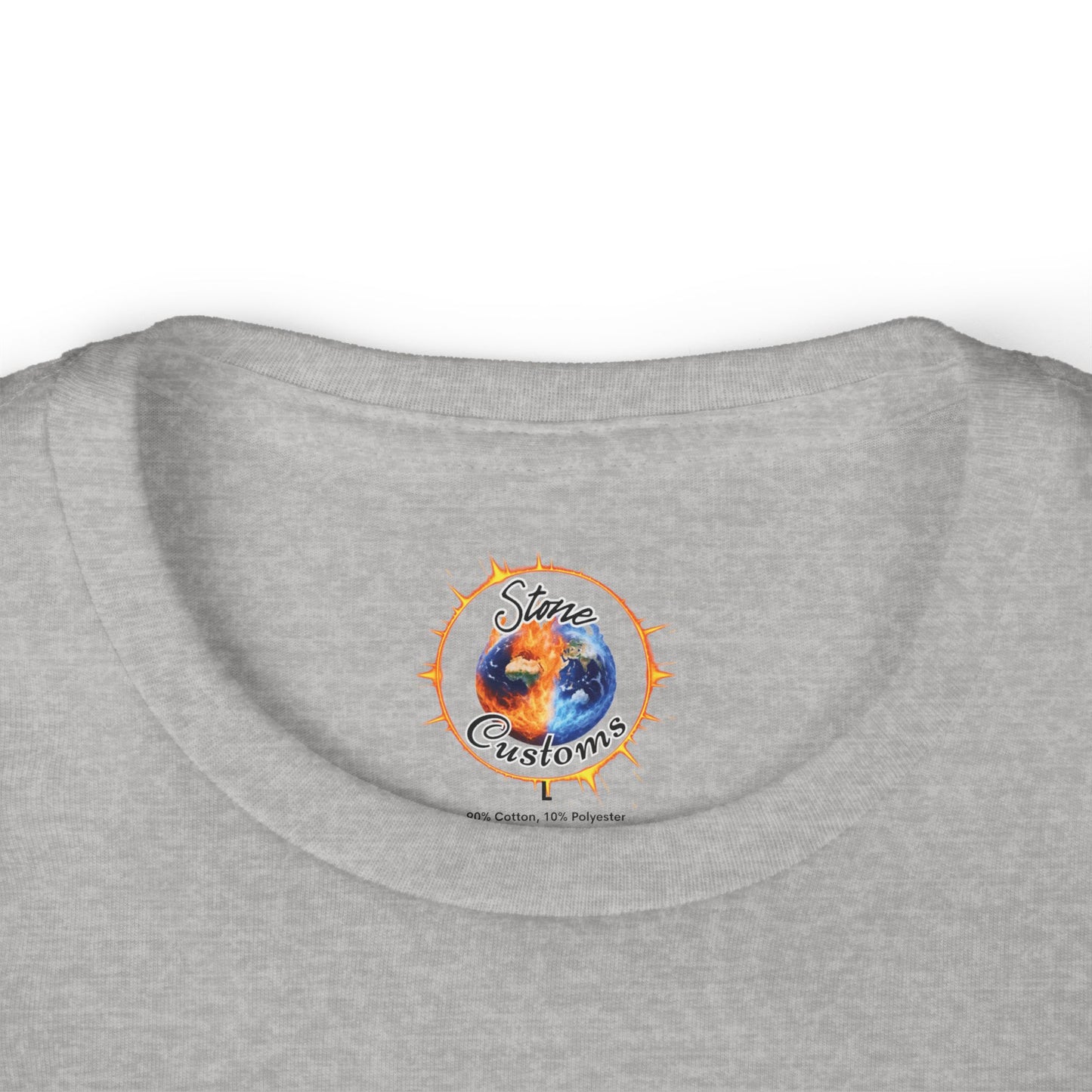 "Stone Customs" Logo on Back Kids Fine Jersey Tee