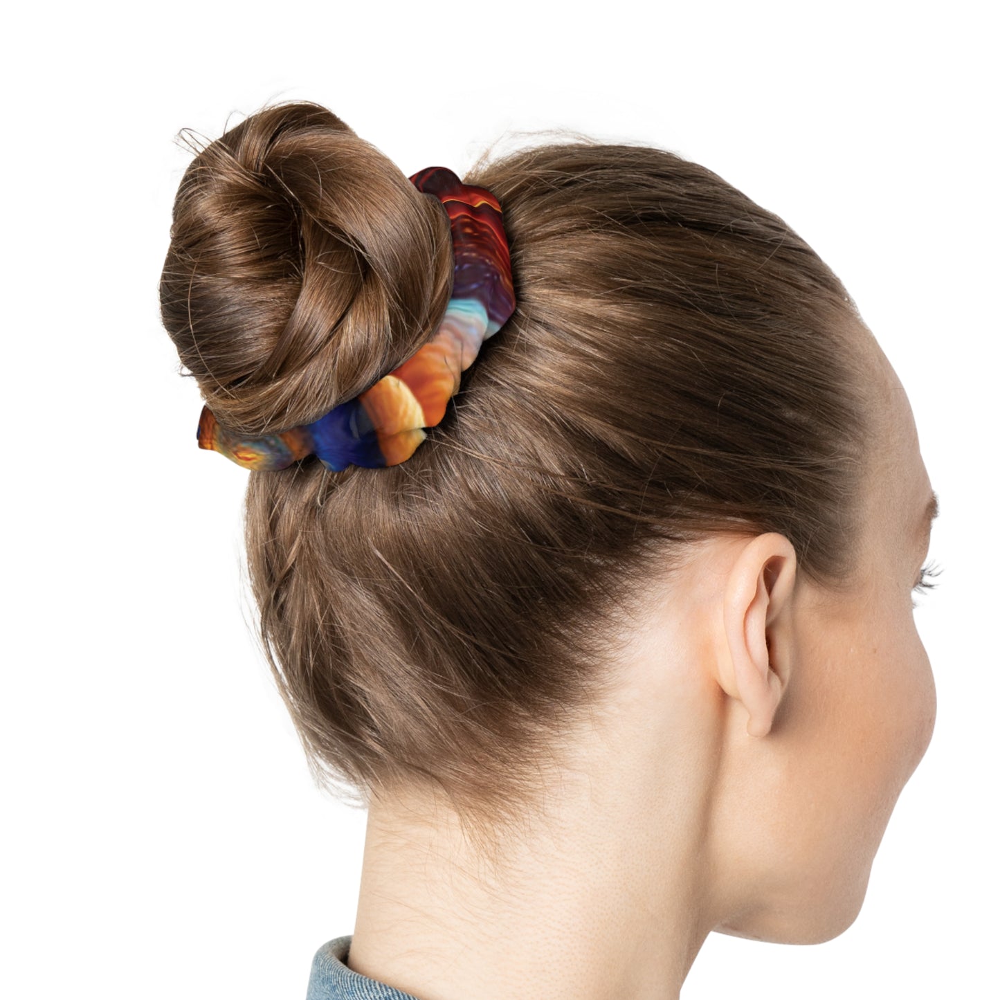 "Cosmic Spiral" Scrunchie