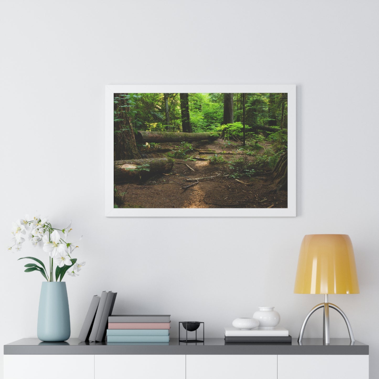 "Fallen Tree" Framed Horizontal Poster