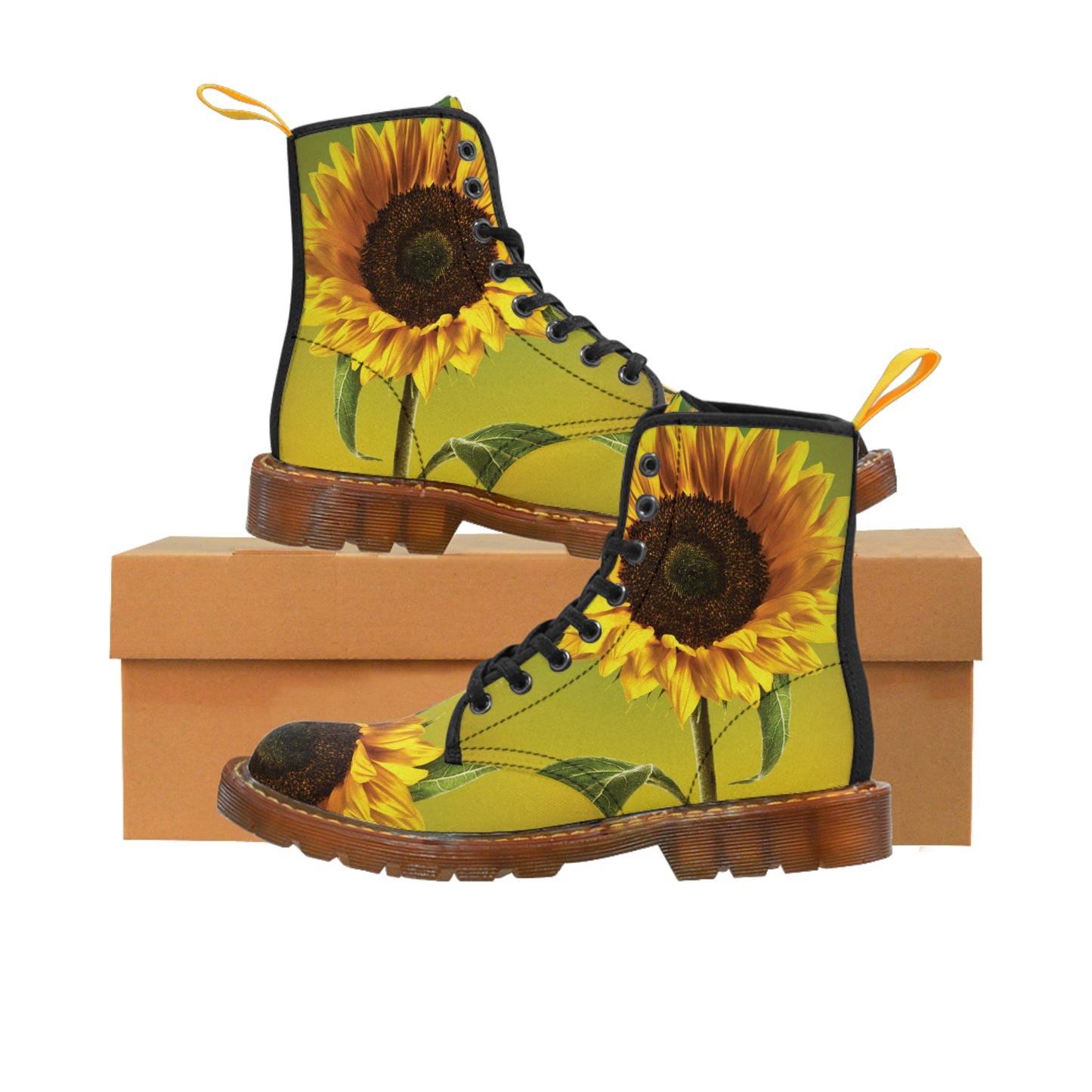 "Sunflower" Women's Canvas Boots