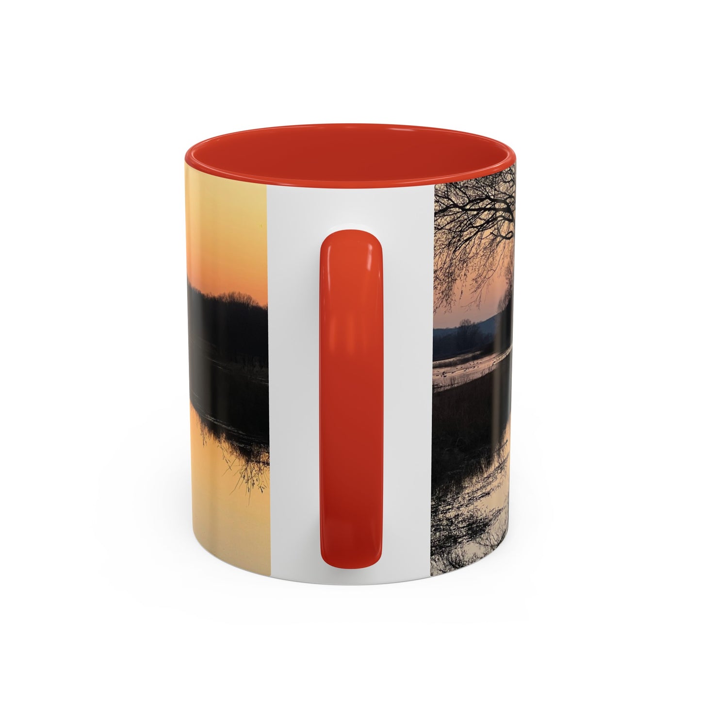 “Reflection At Sunset” Accent Coffee Mug (11, 15oz)