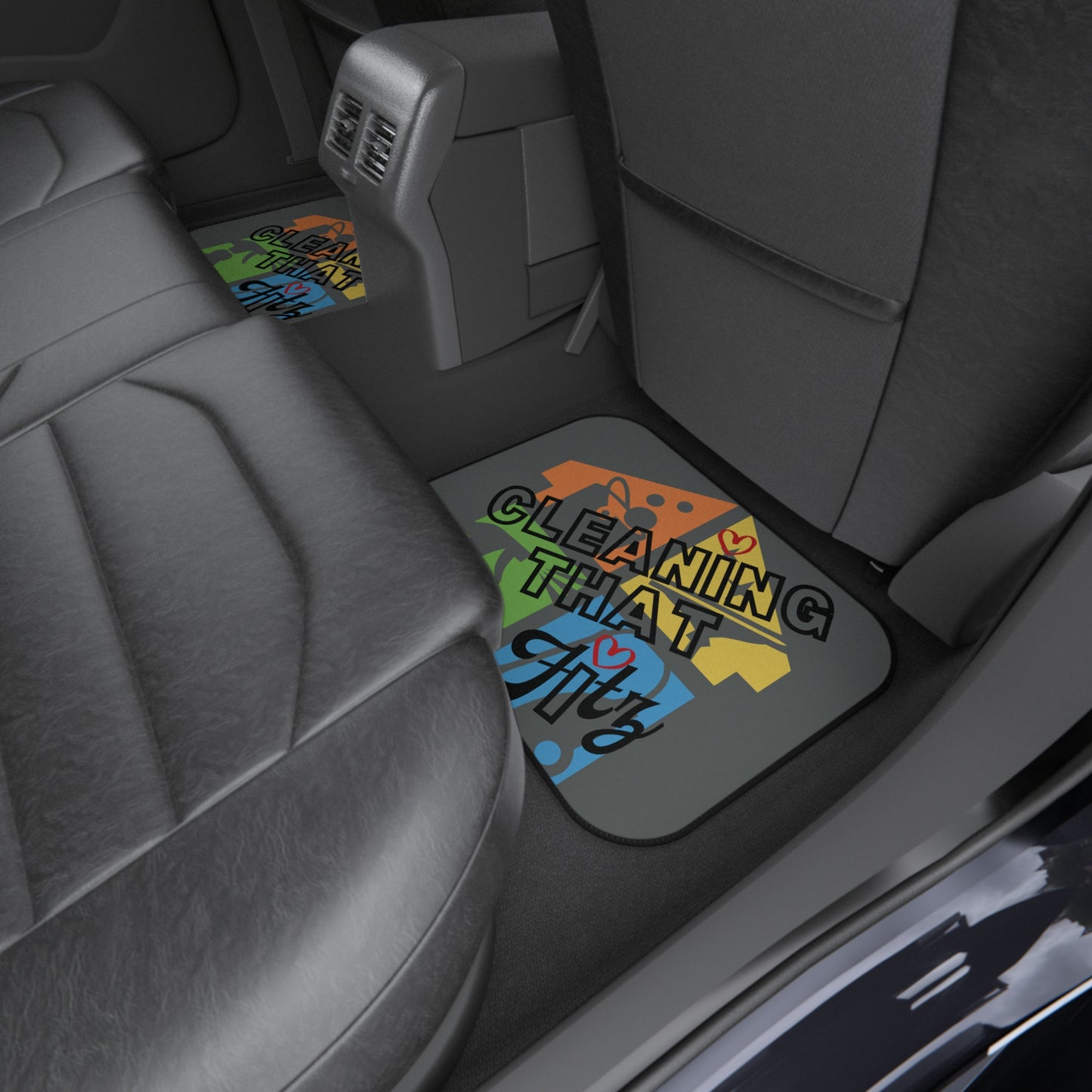 "Cleaning That Fitz" Logo Car Mats (Set of 4)