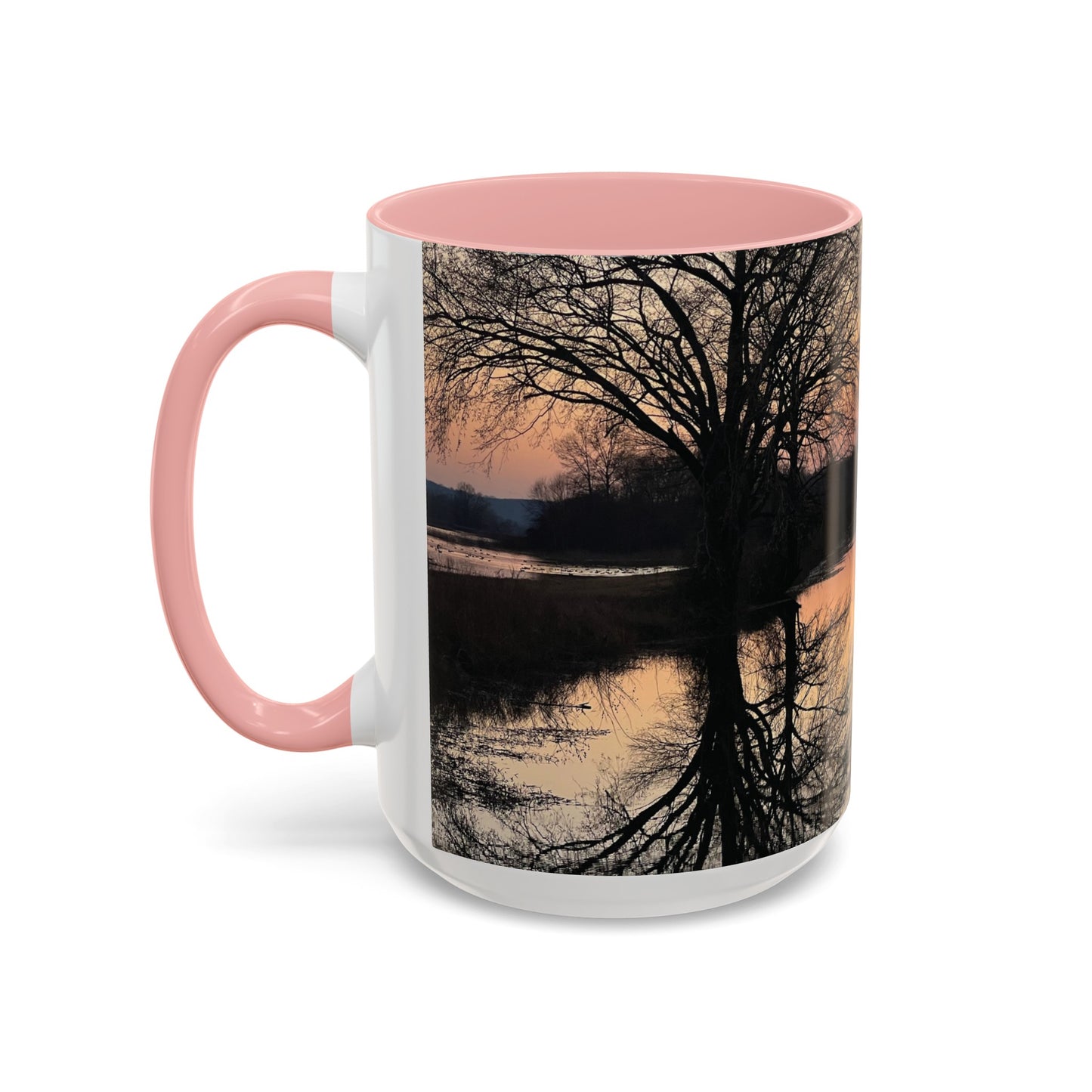 “Reflection At Sunset” Accent Coffee Mug (11, 15oz)