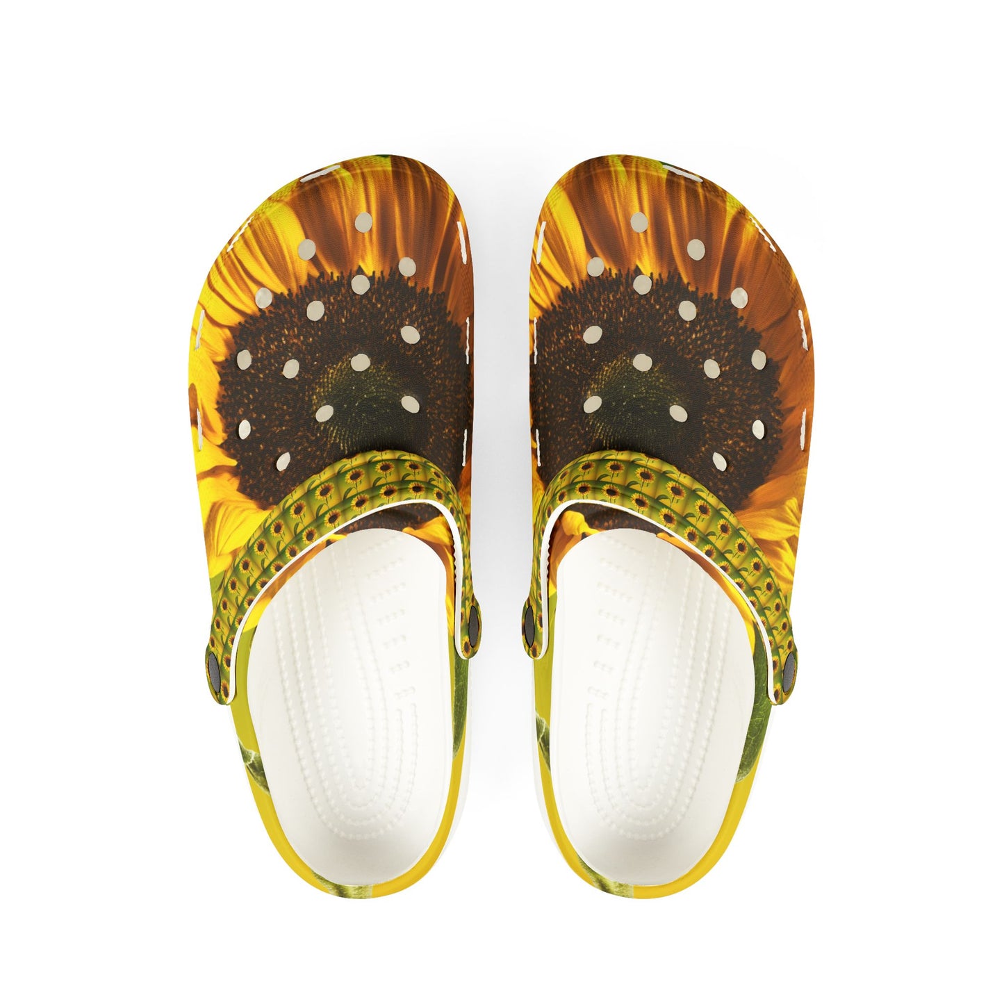 "Sunflower" EVA Foam Rubber Shoes (AOP)