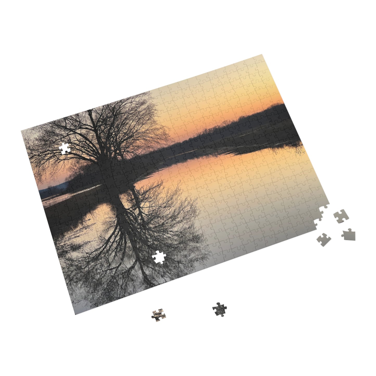 “Reflection At Sunset” Puzzle (96, 252, 500, 1000-Piece)