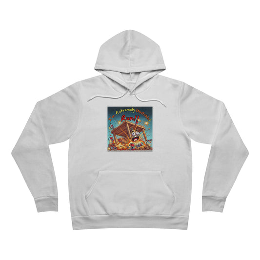 Unisex retro art Hoodie - “I'm Extremely Unstable Run” with “Stone Customs” logo on back