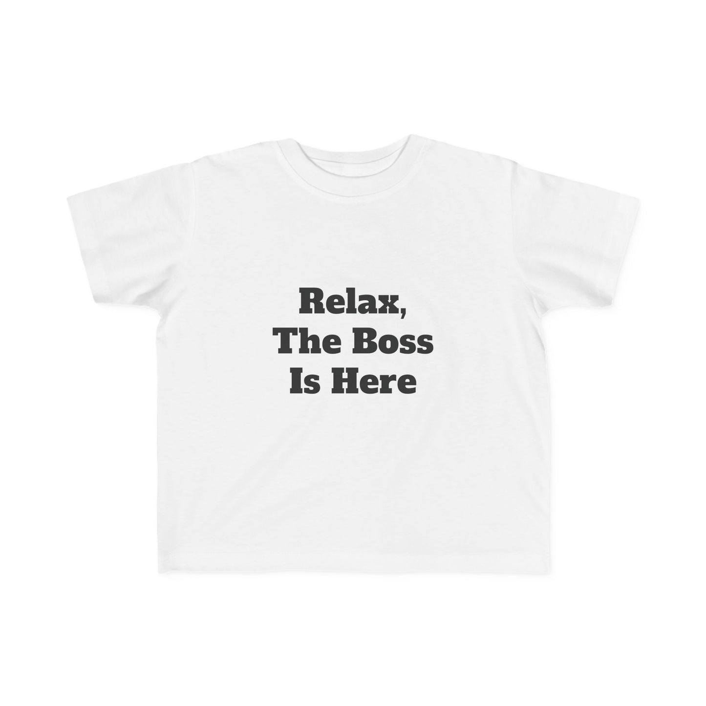 "Relax" Toddler's Fine Jersey Tee w/Logo on Back