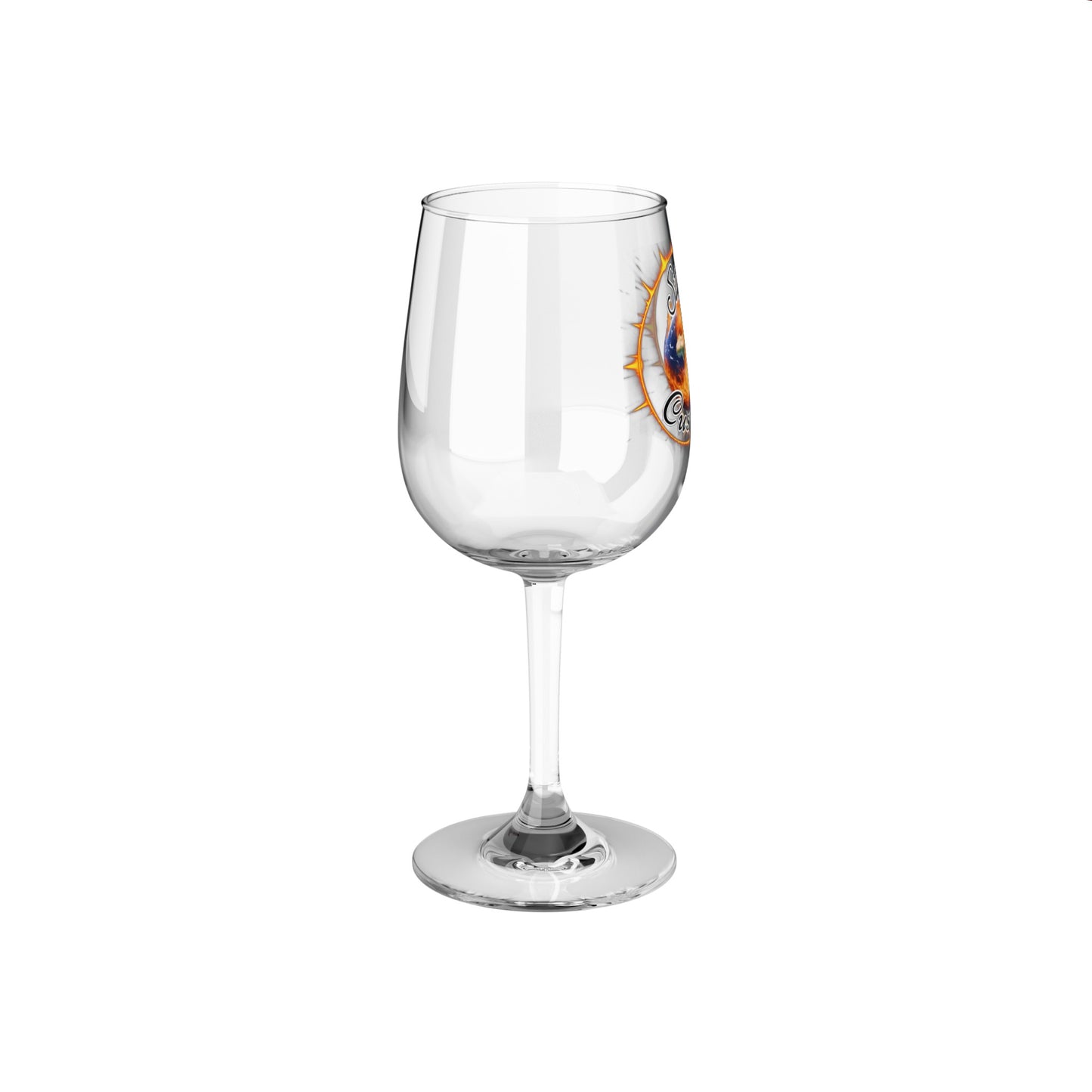 "Stone Customs" Wine Glass, 12oz