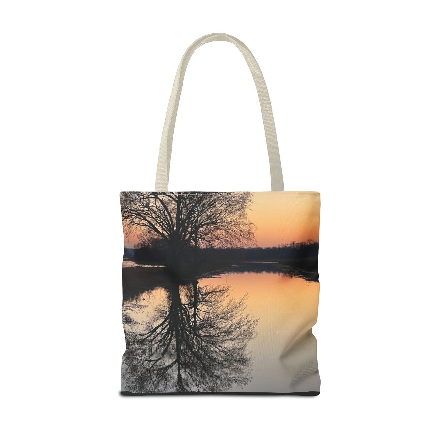 “Reflection At Sunset” Tote Bag (AOP)