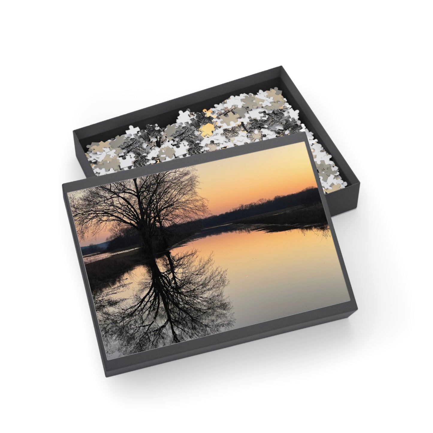 “Reflection At Sunset” Puzzle (96, 252, 500, 1000-Piece)