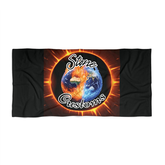 "Stone Customs" Beach Towel