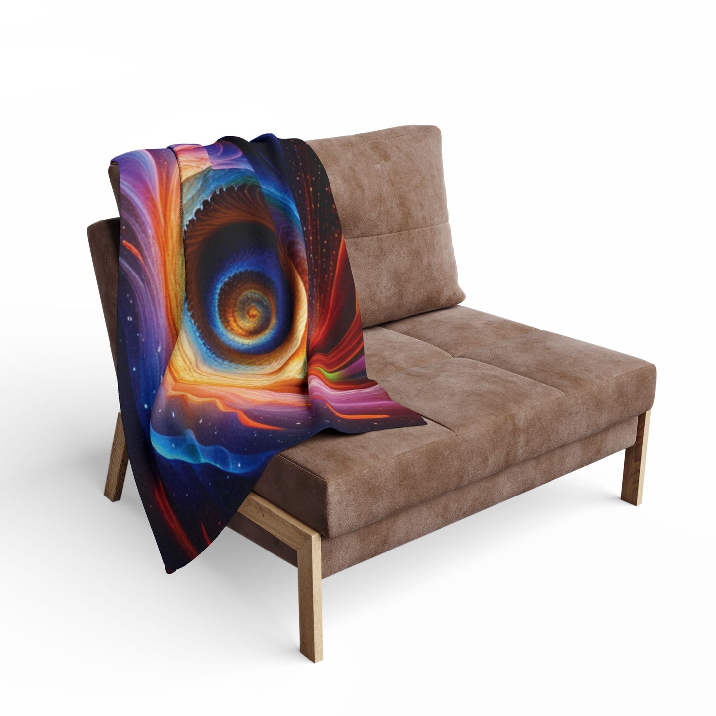 "Cosmic Spiral" Arctic Fleece Blanket