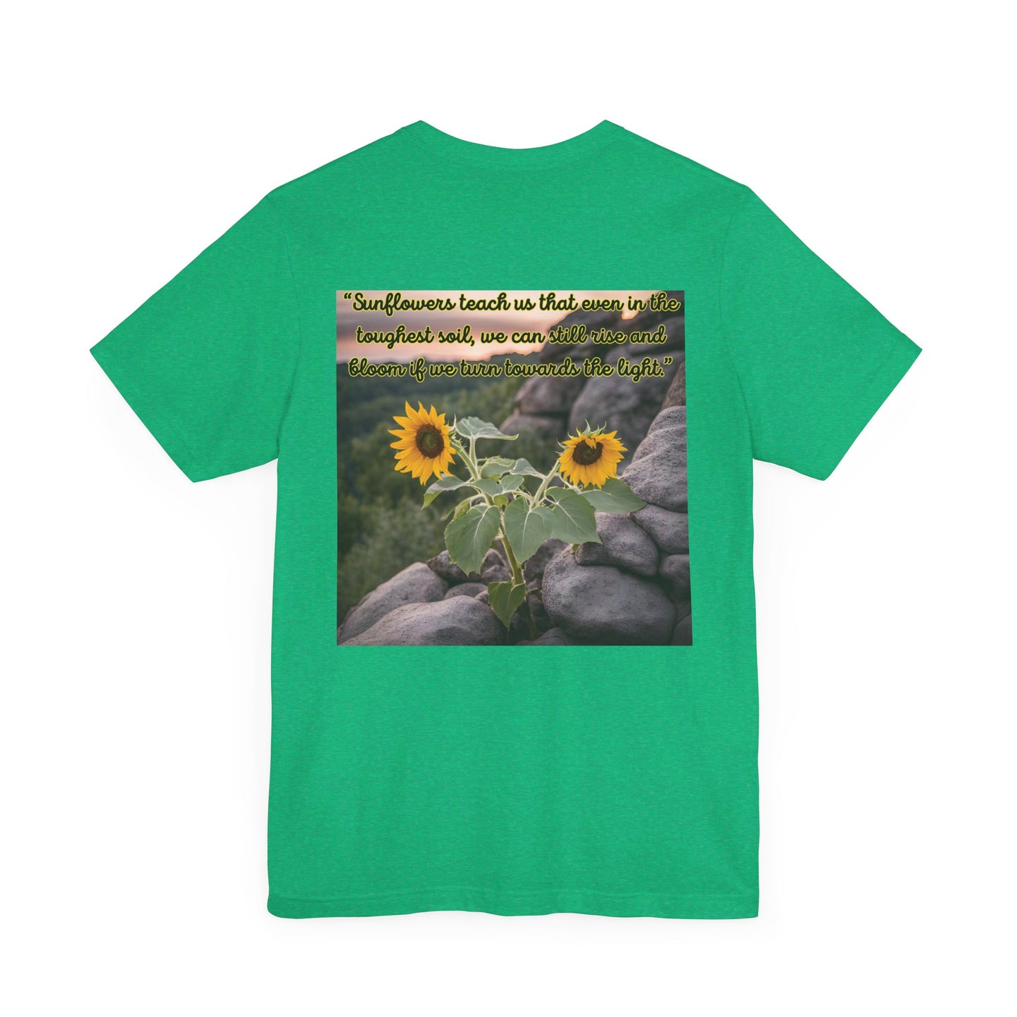 "Sunflower - Rise" Unisex Jersey Short Sleeve Tee 2