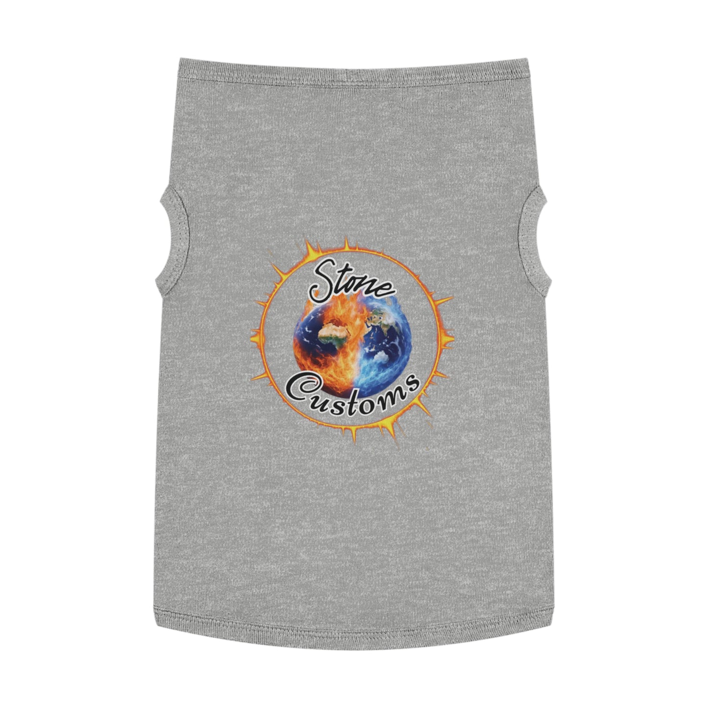 "Stone Customs" Logo Pet Tank Top