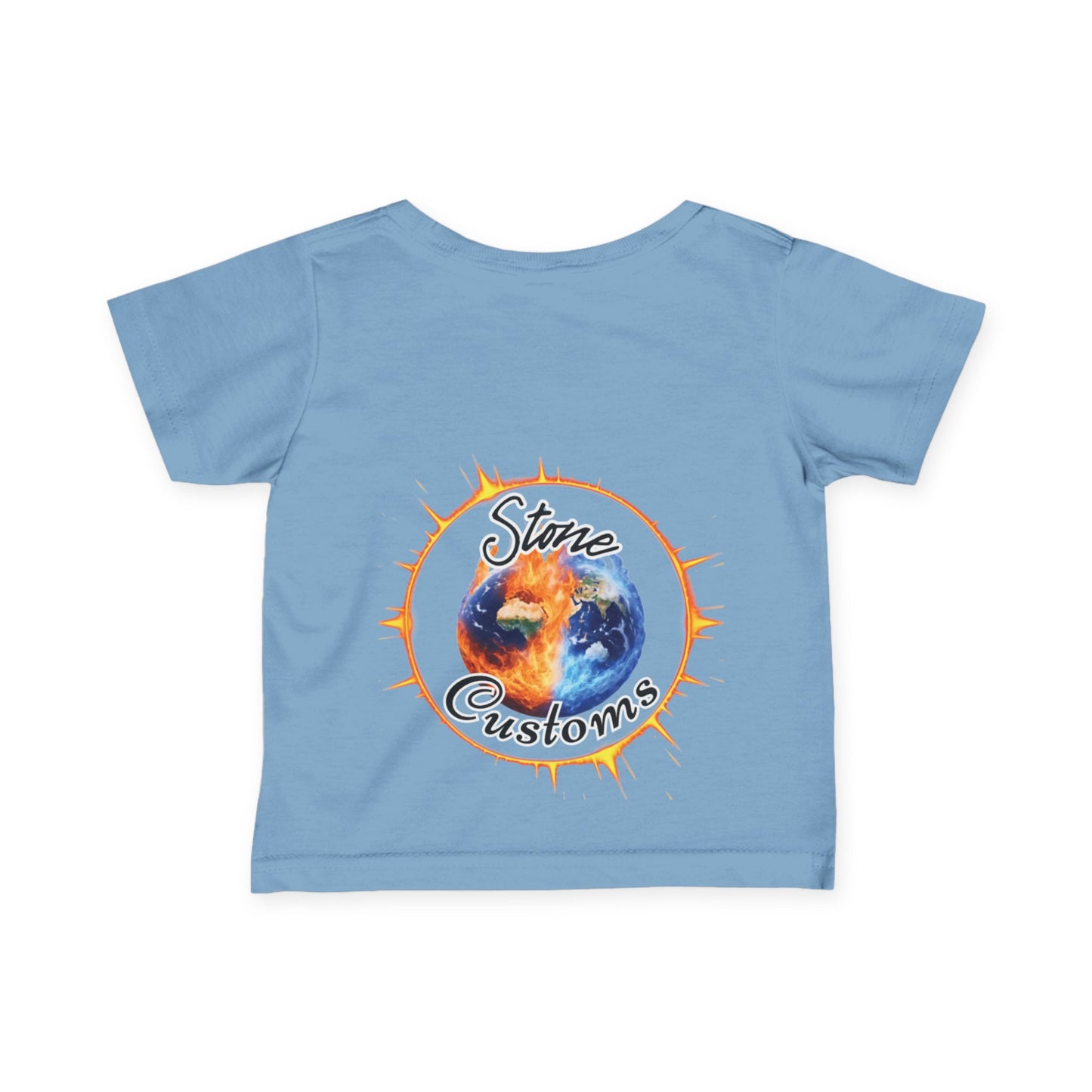 "Relax, The Boss Is Here" Infant Fine Jersey Tee w/Logo on Back