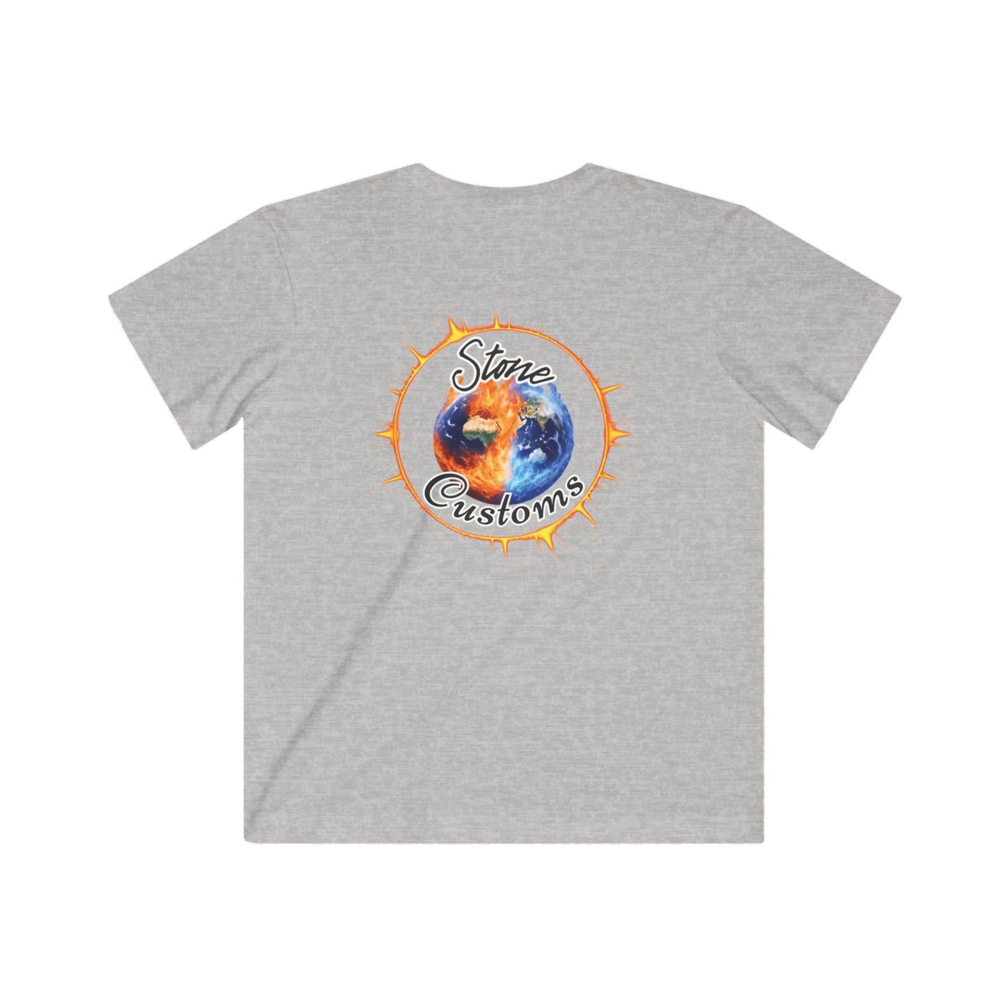 "Stone Customs" Logo on Back Kids Fine Jersey Tee