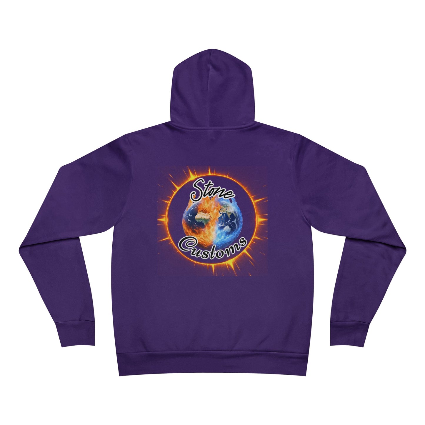 Unisex retro art Hoodie - “I'm Extremely Unstable Run” with “Stone Customs” logo on back