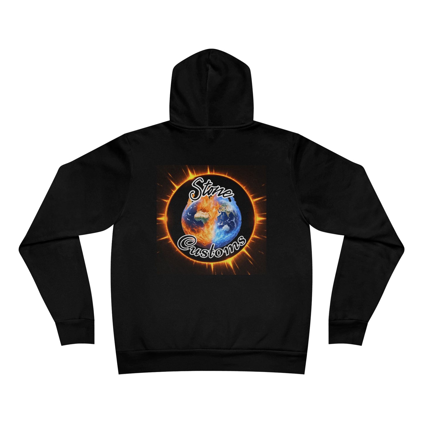 Unisex retro art Hoodie - “I'm Extremely Unstable Run” with “Stone Customs” logo on back