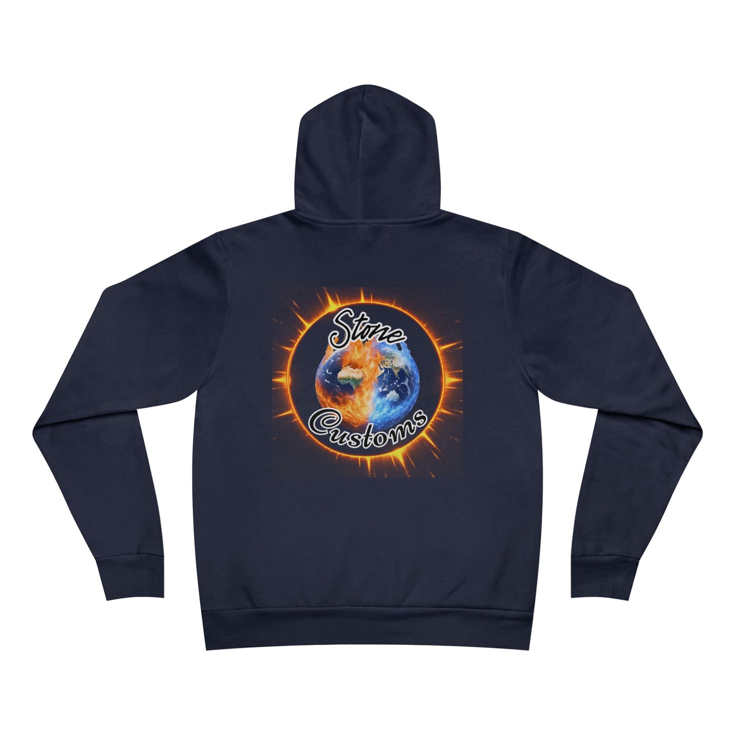 Unisex retro art Hoodie - “I'm Extremely Unstable Run” with “Stone Customs” logo on back