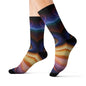 "Cosmic Spiral" Sublimation Socks