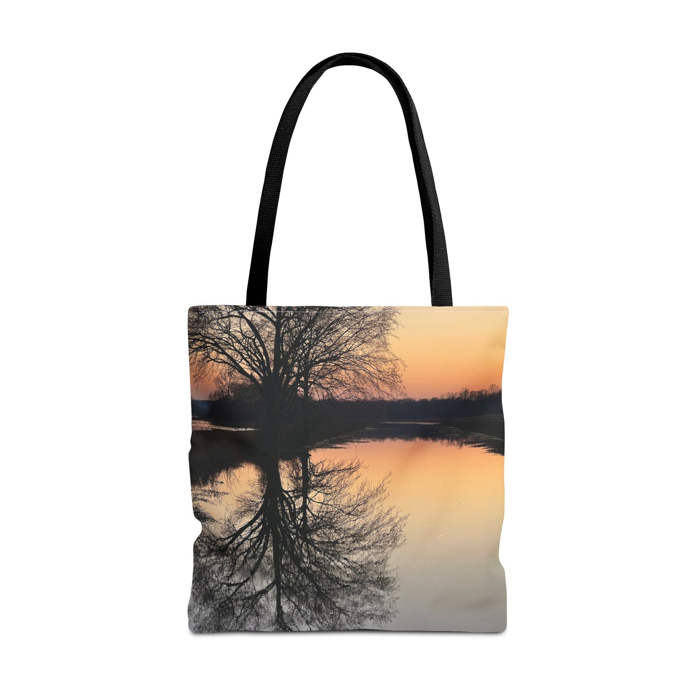 “Reflection At Sunset” Tote Bag (AOP)