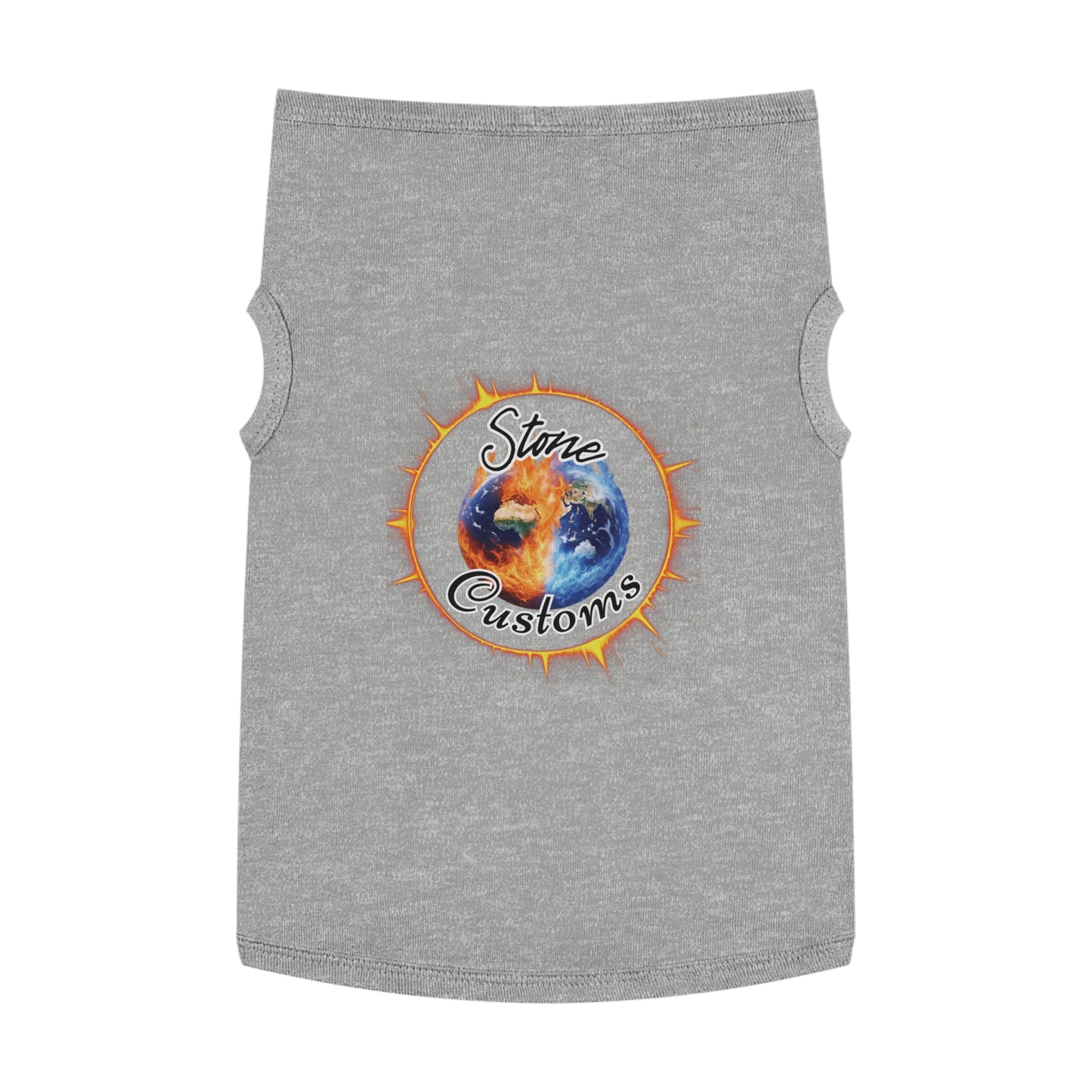 "Stone Customs" Logo Pet Tank Top