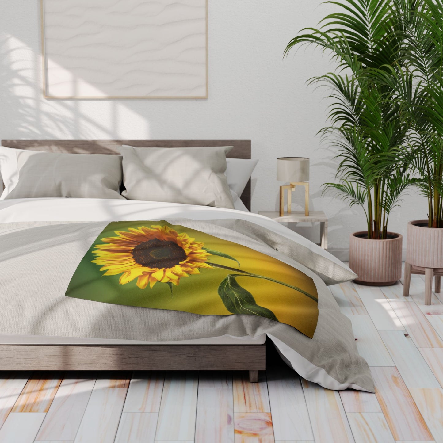 "Sunflower" Arctic Fleece Blanket