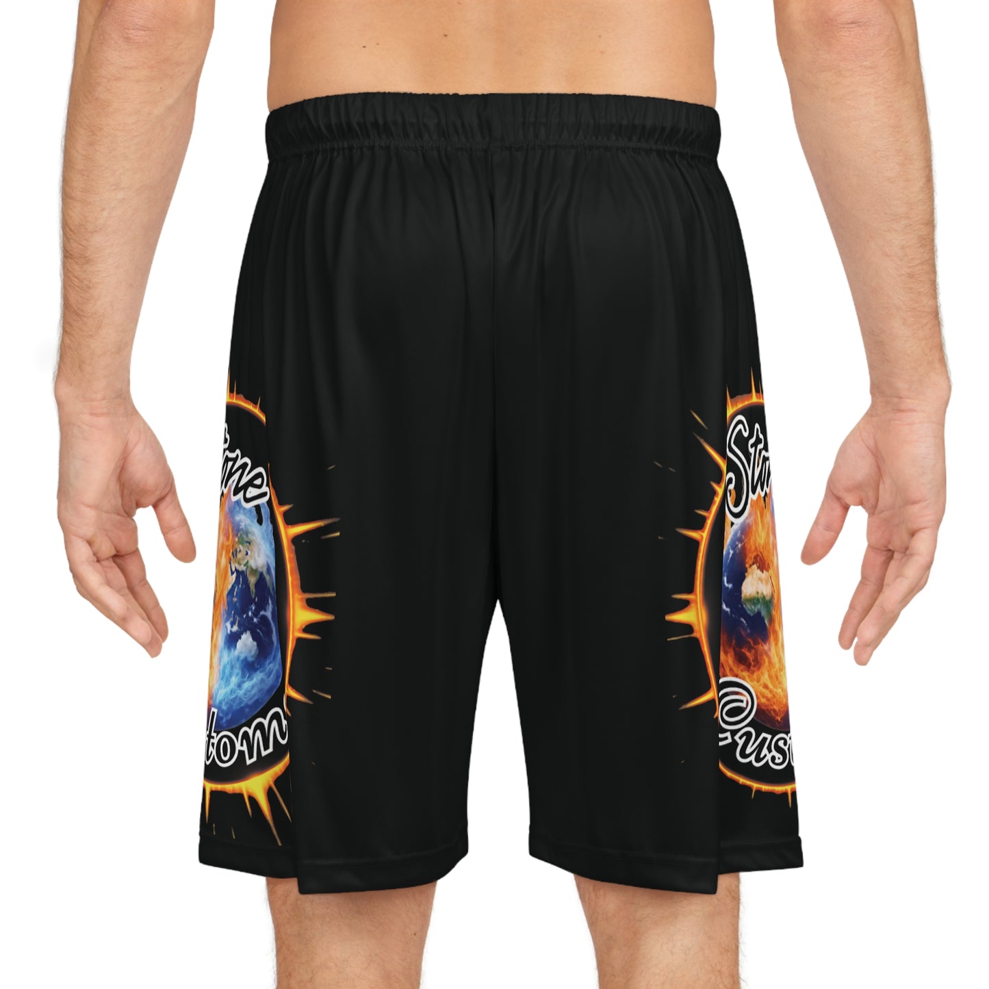 "Stone Customs" Basketball Shorts (AOP)