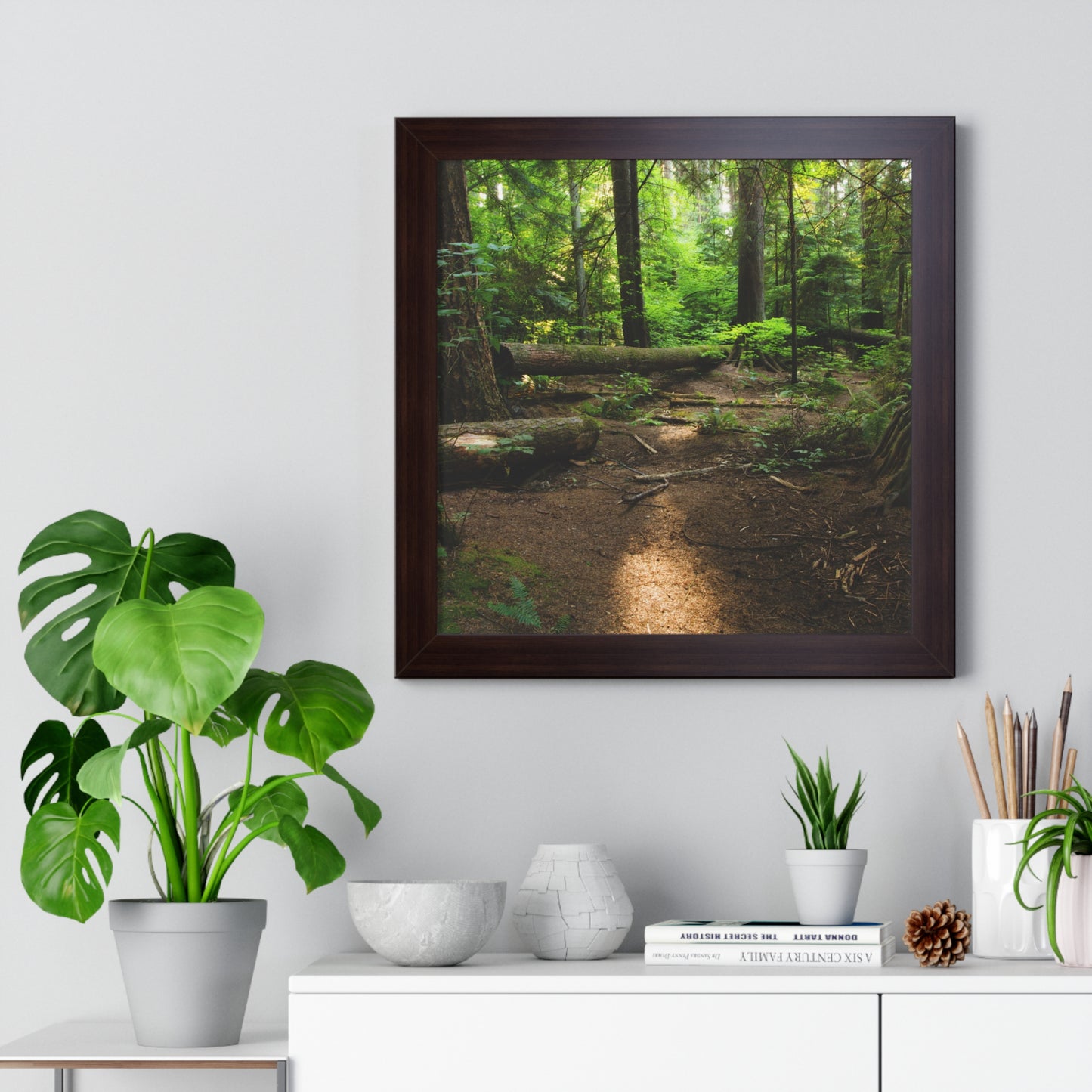 "Fallen Tree" Framed Horizontal Poster