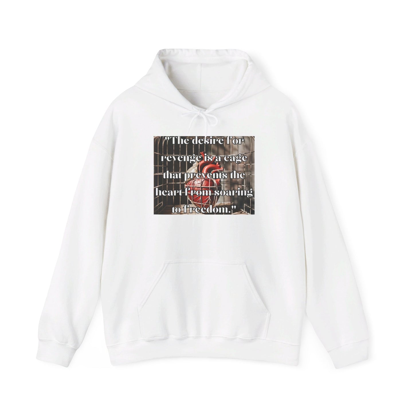 "Heart In A Cage/Stone Customs" Unisex Heavy Blend™ Hooded Sweatshirt