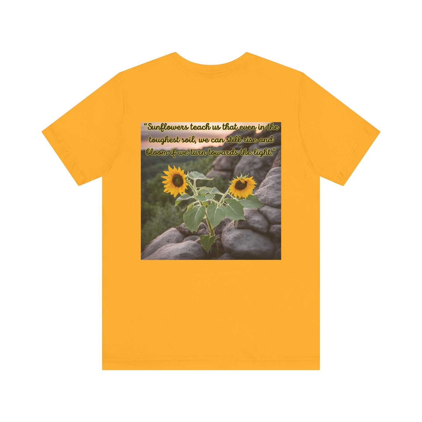 "Sunflower - Rise" Unisex Jersey Short Sleeve Tee 2