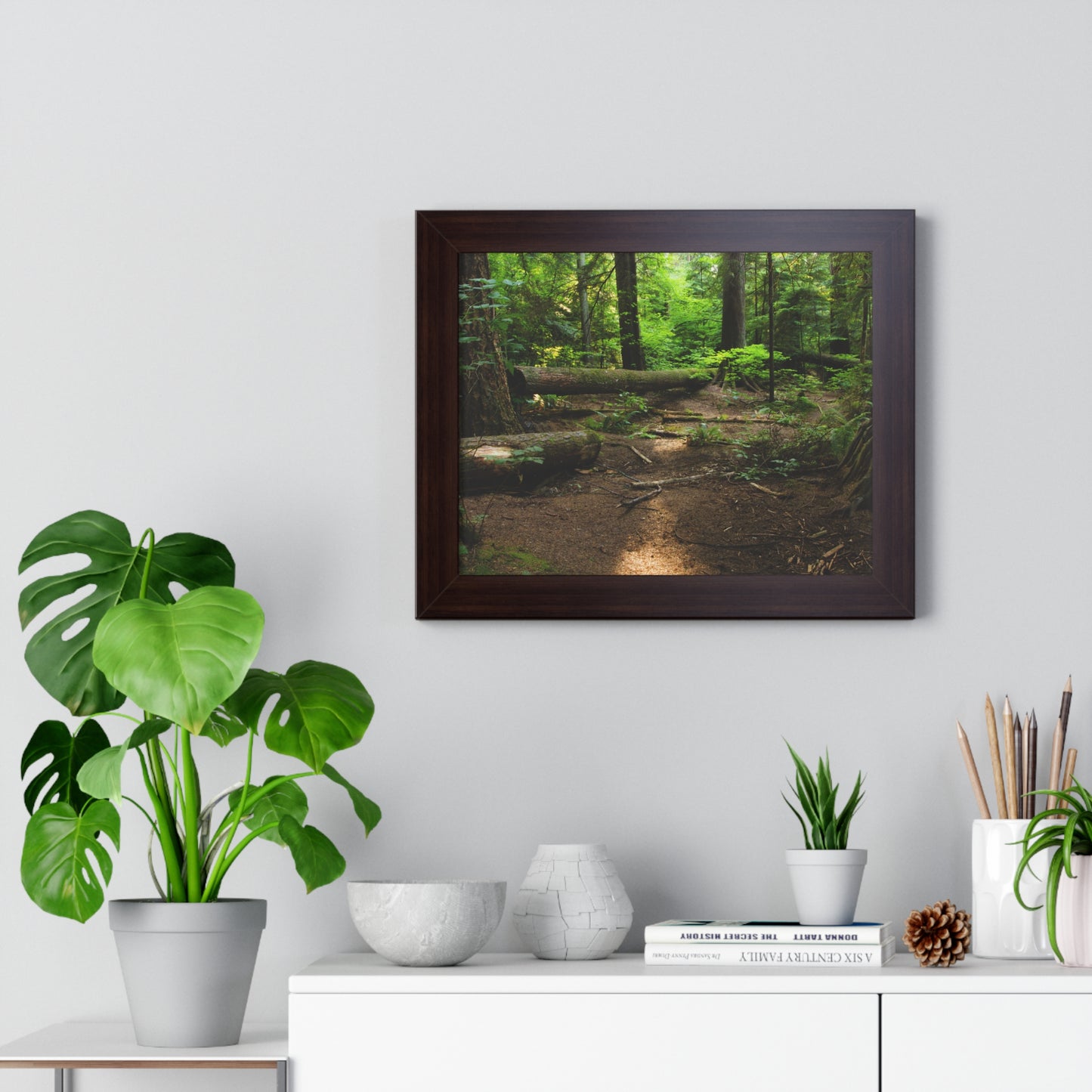 "Fallen Tree" Framed Horizontal Poster