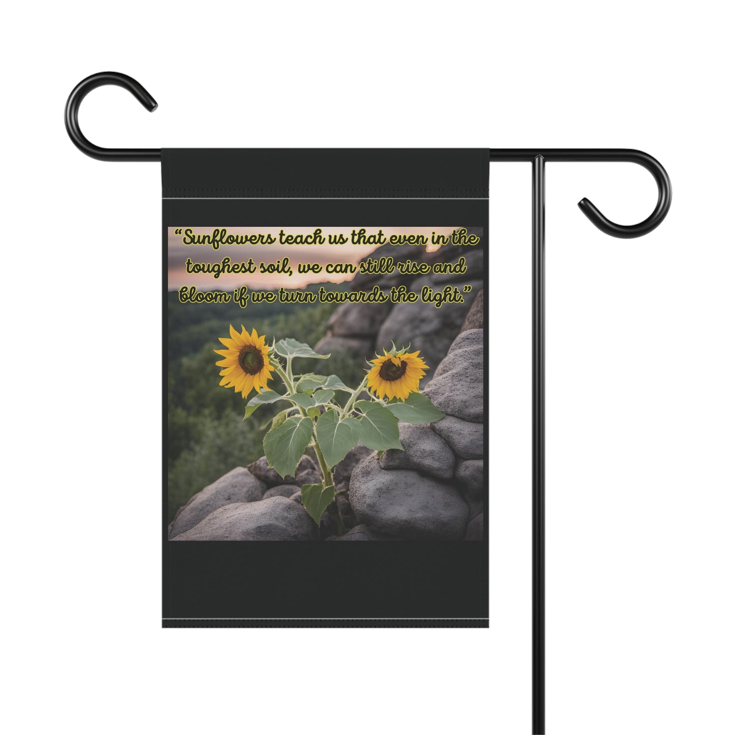 "Rise like Sunflowers" Garden & House Banner