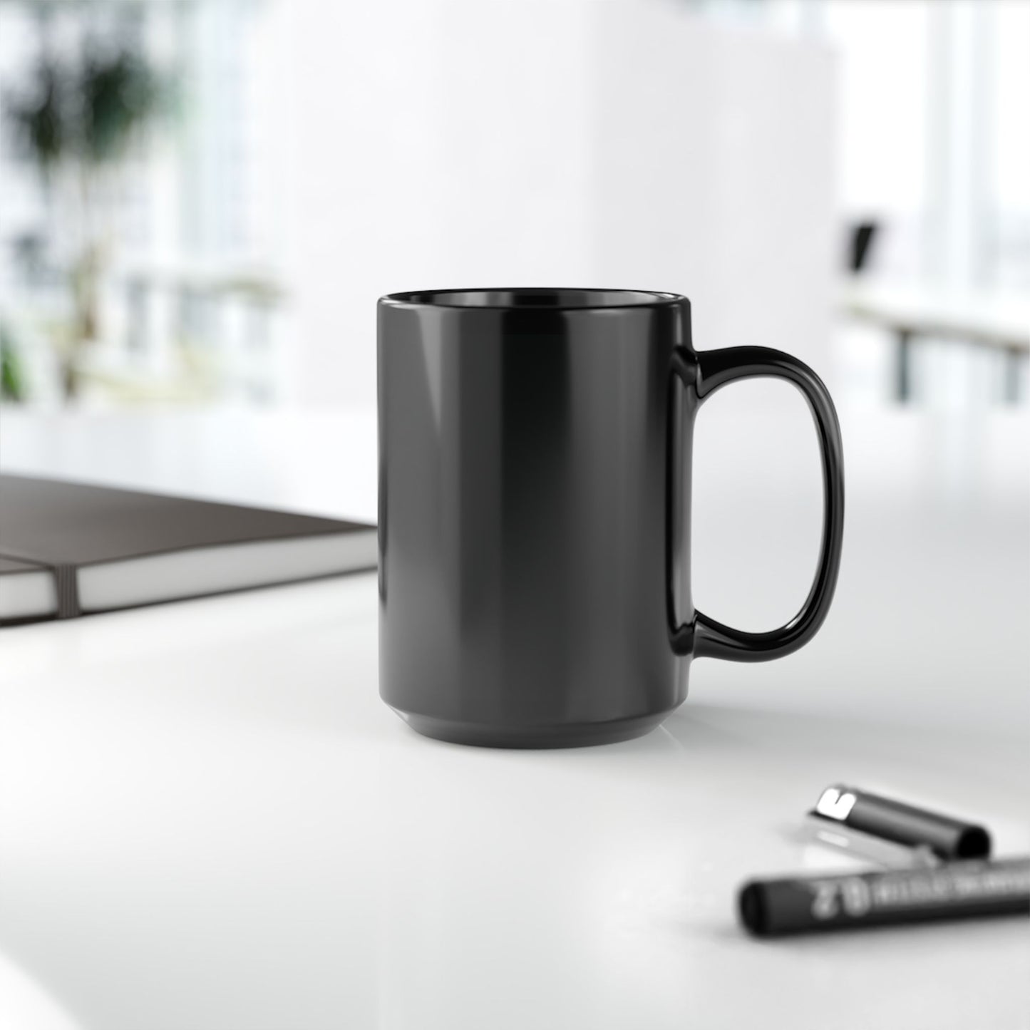 Right Side Design Mug - “I'm Extremely Unstable, Run!” Black Mug (11oz, 15oz)