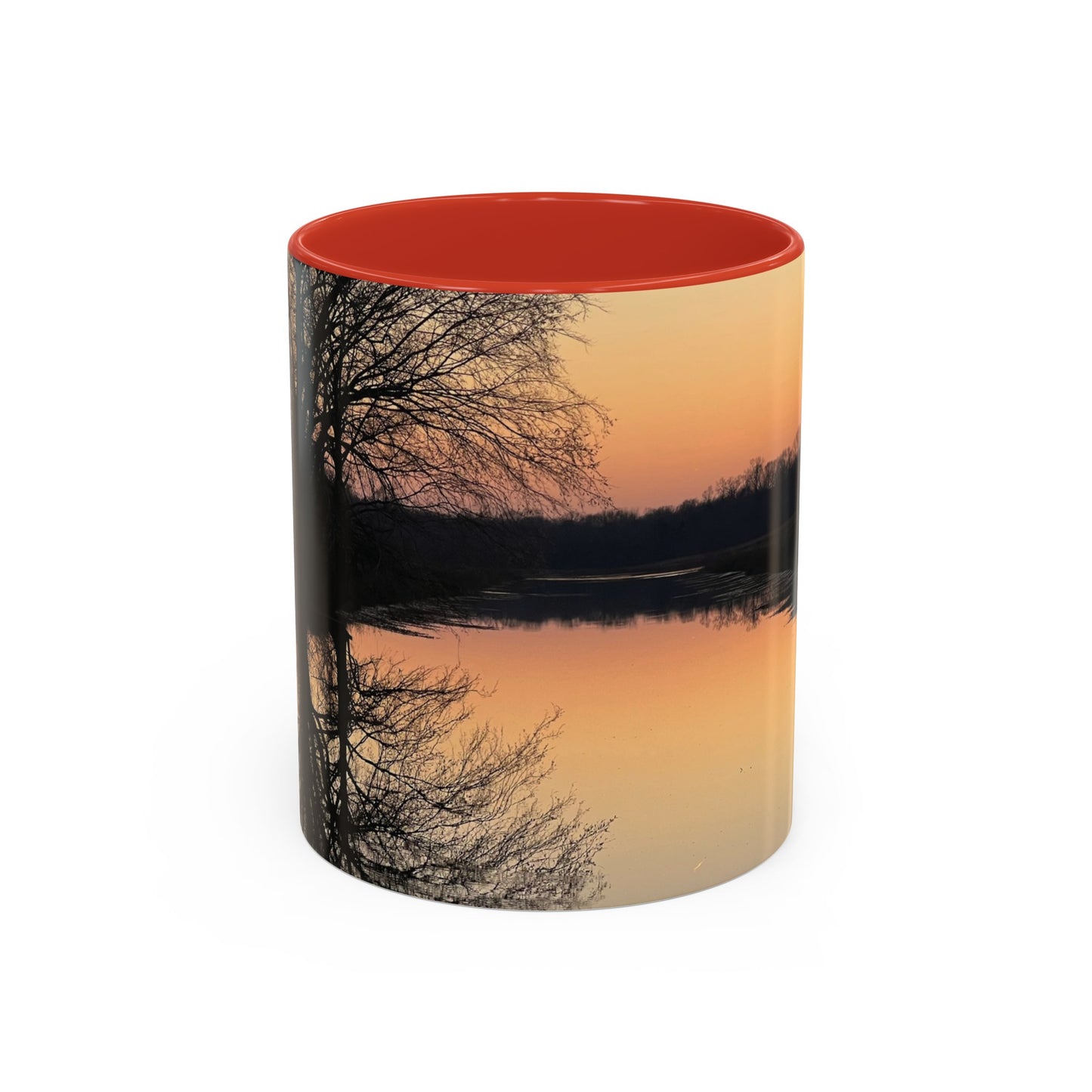 “Reflection At Sunset” Accent Coffee Mug (11, 15oz)