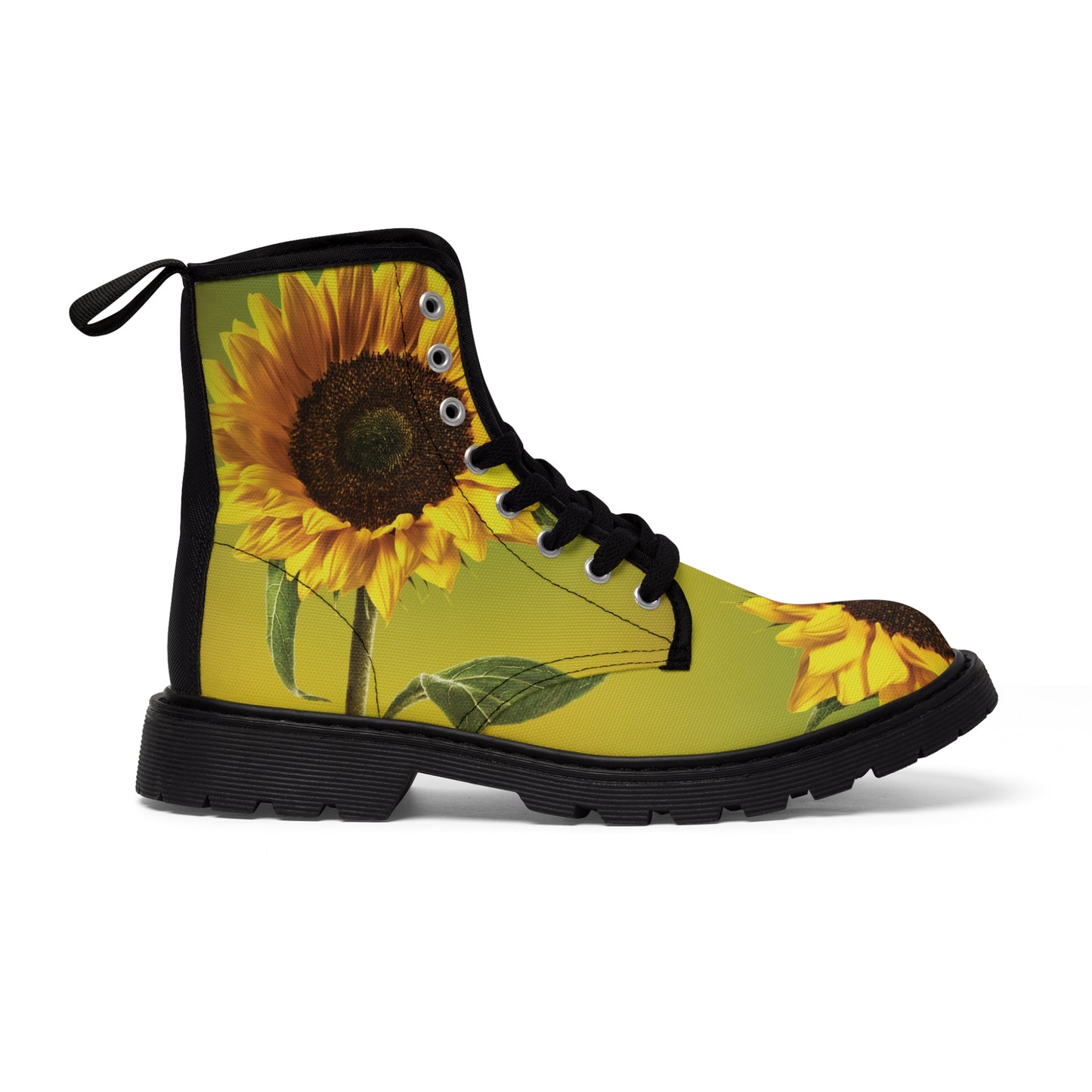 "Sunflower" Women's Canvas Boots