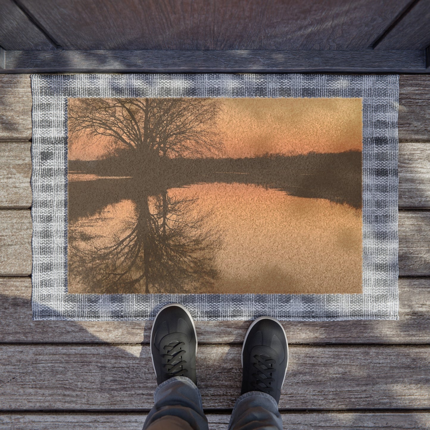 “Reflection At Sunset” Doormat
