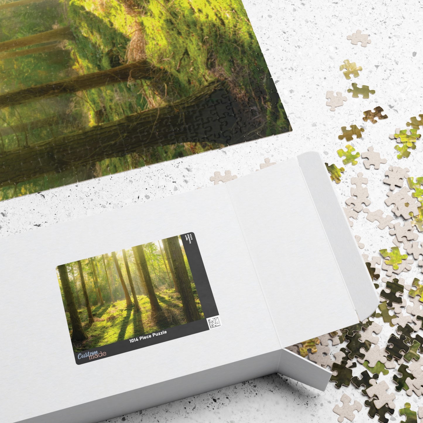 Horizontal "Mossy Woodland" Puzzle (110, 252, 520, 1014-piece)