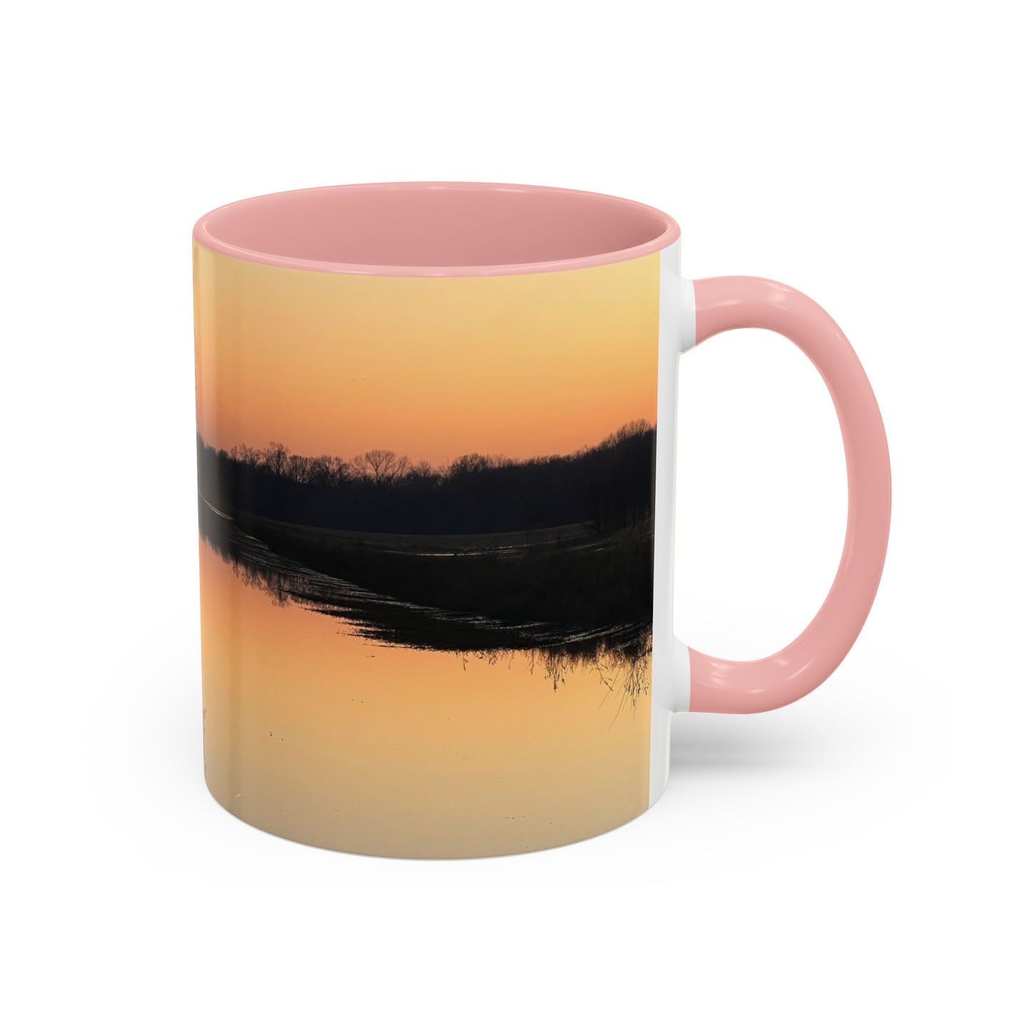 “Reflection At Sunset” Accent Coffee Mug (11, 15oz)