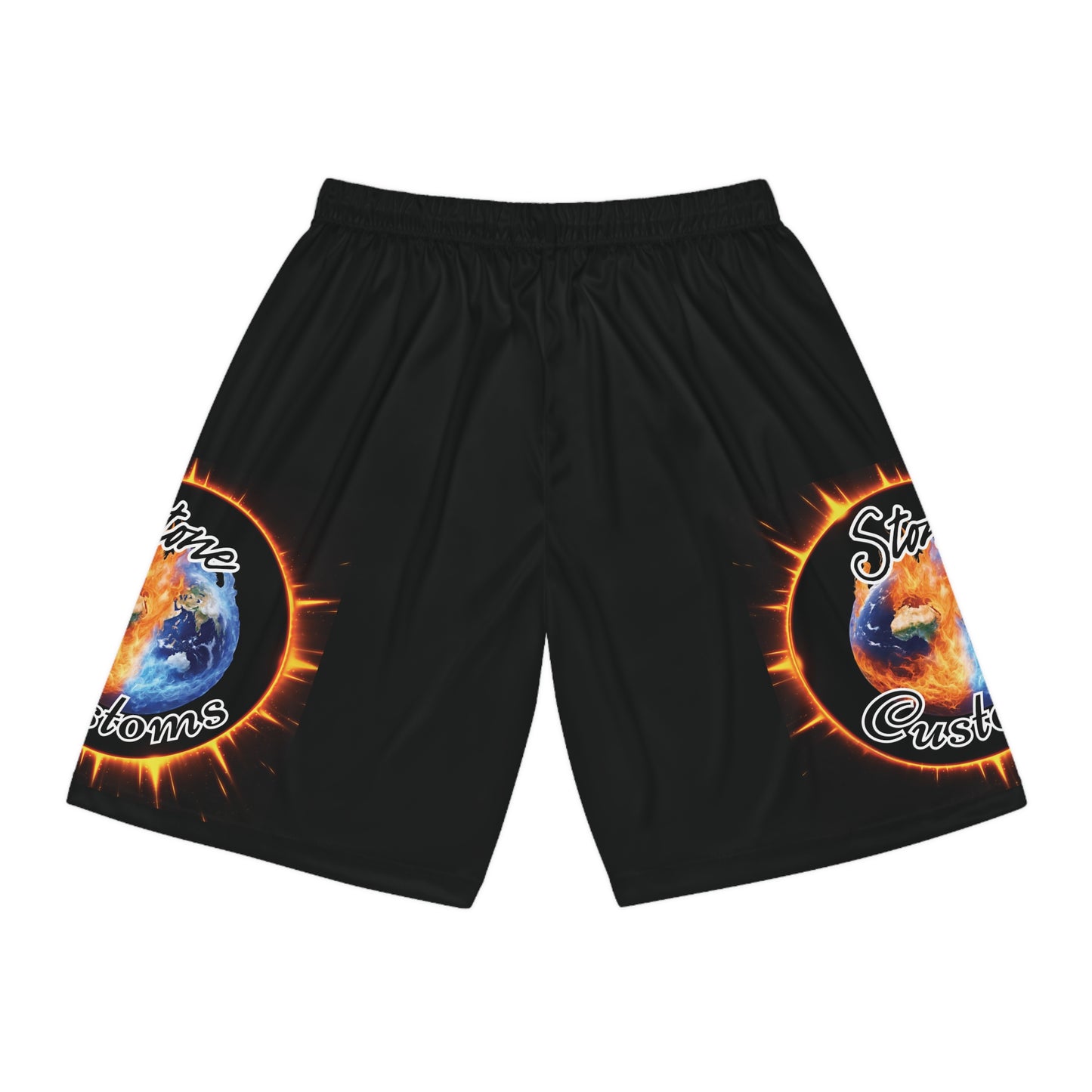 "Stone Customs" Basketball Shorts (AOP)