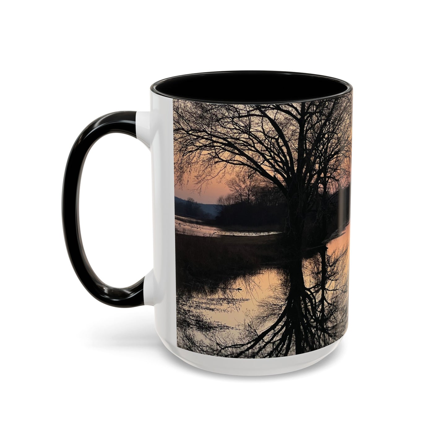“Reflection At Sunset” Accent Coffee Mug (11, 15oz)