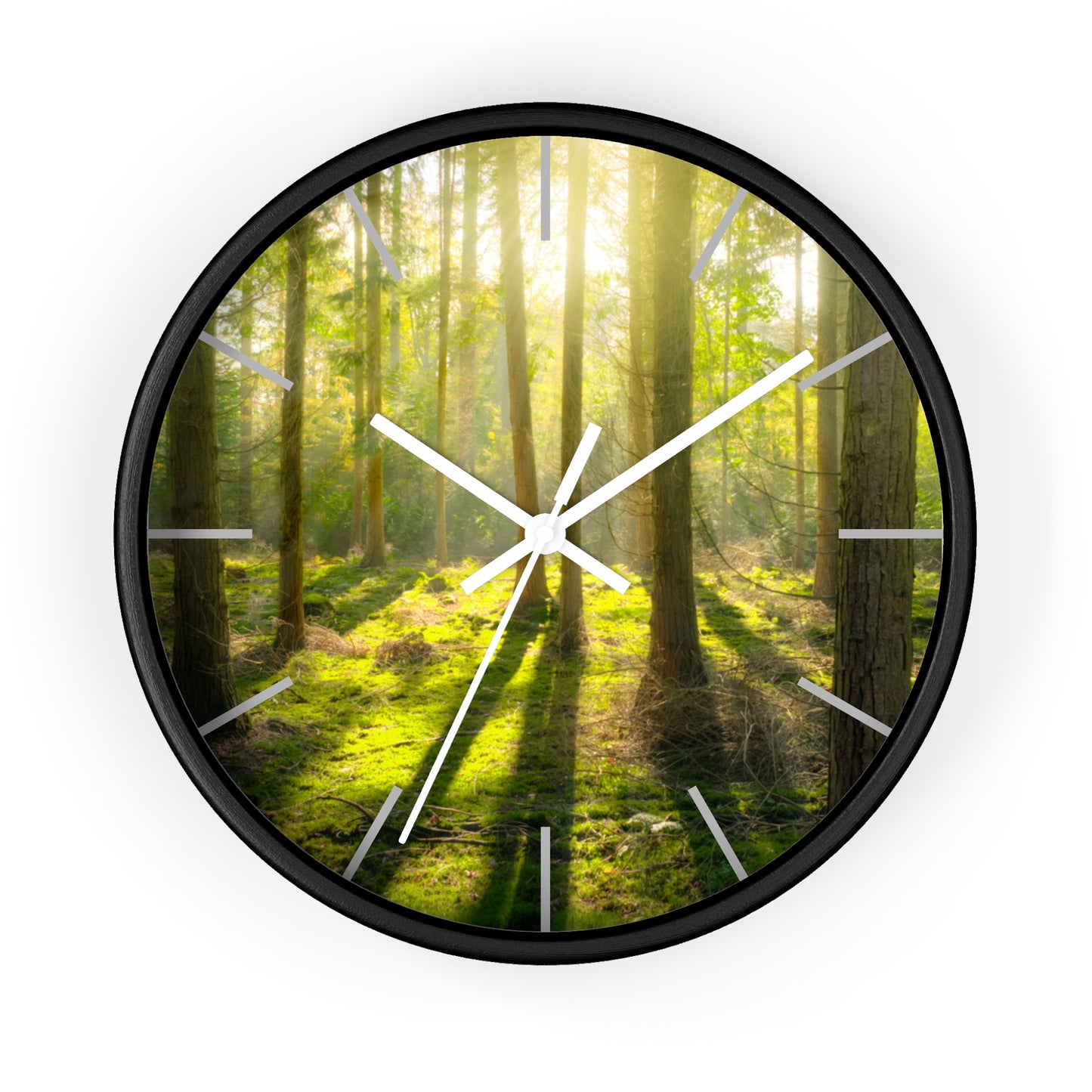 "Mossy Woodland" Wall Clock