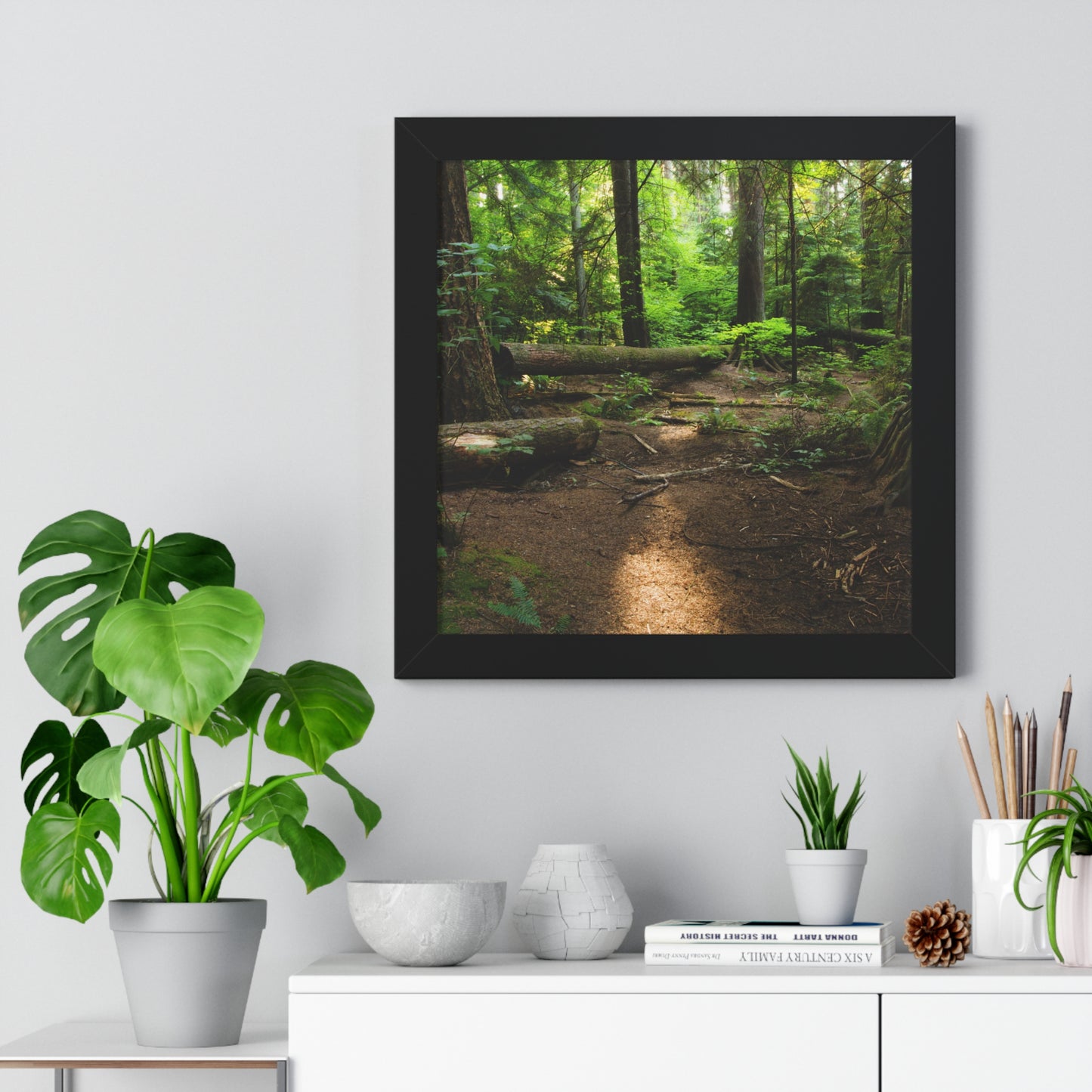 "Fallen Tree" Framed Horizontal Poster