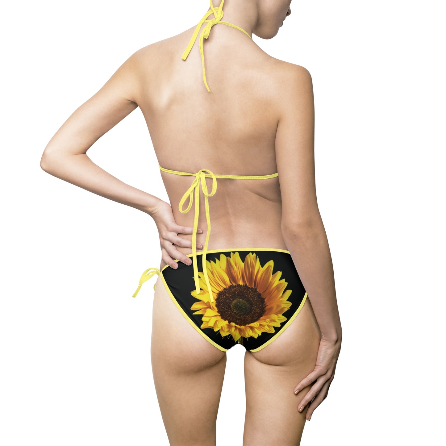 "Single Sunflower" Women's Bikini Swimsuit (AOP)