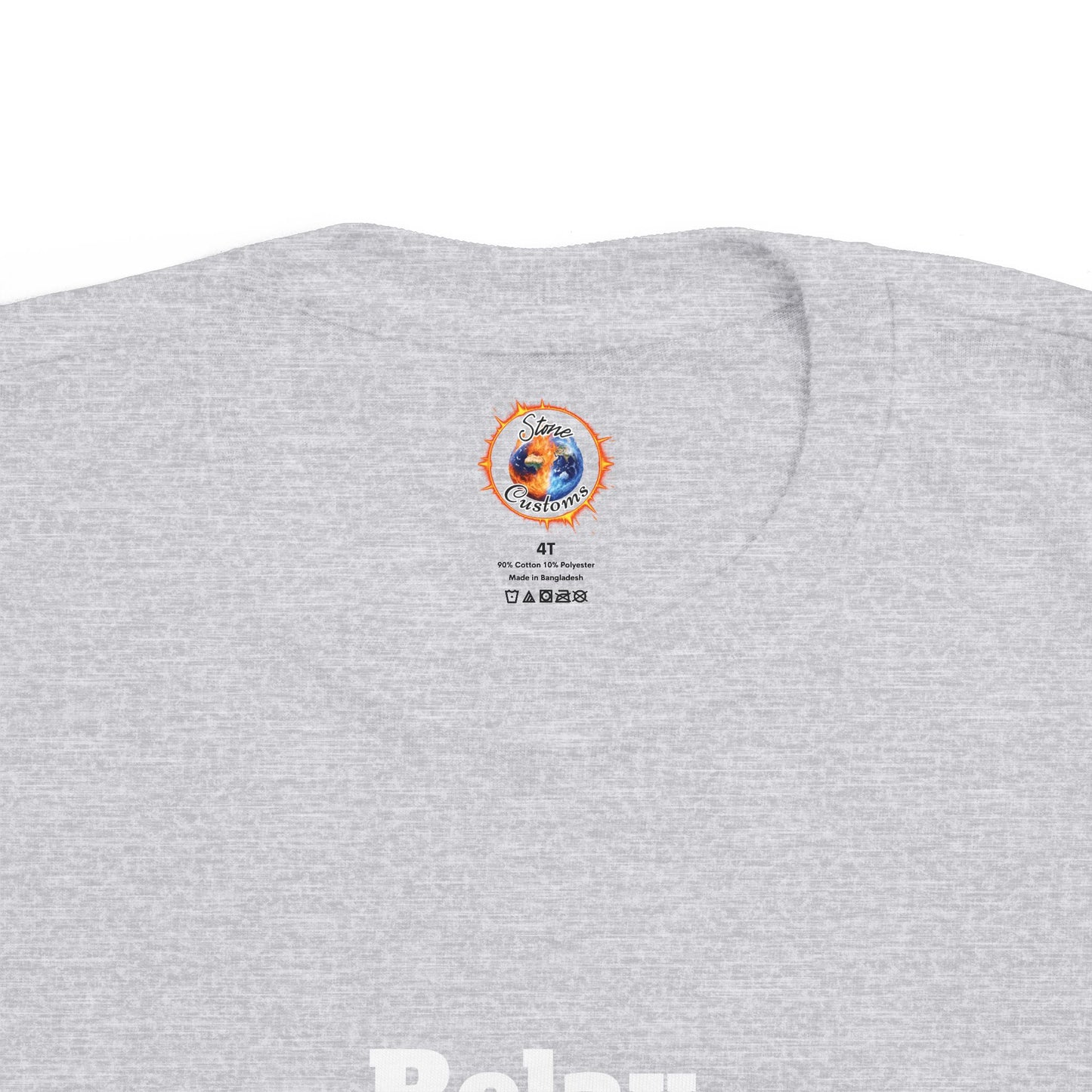 "Relax" Toddler's Fine Jersey Tee w/Logo on Back