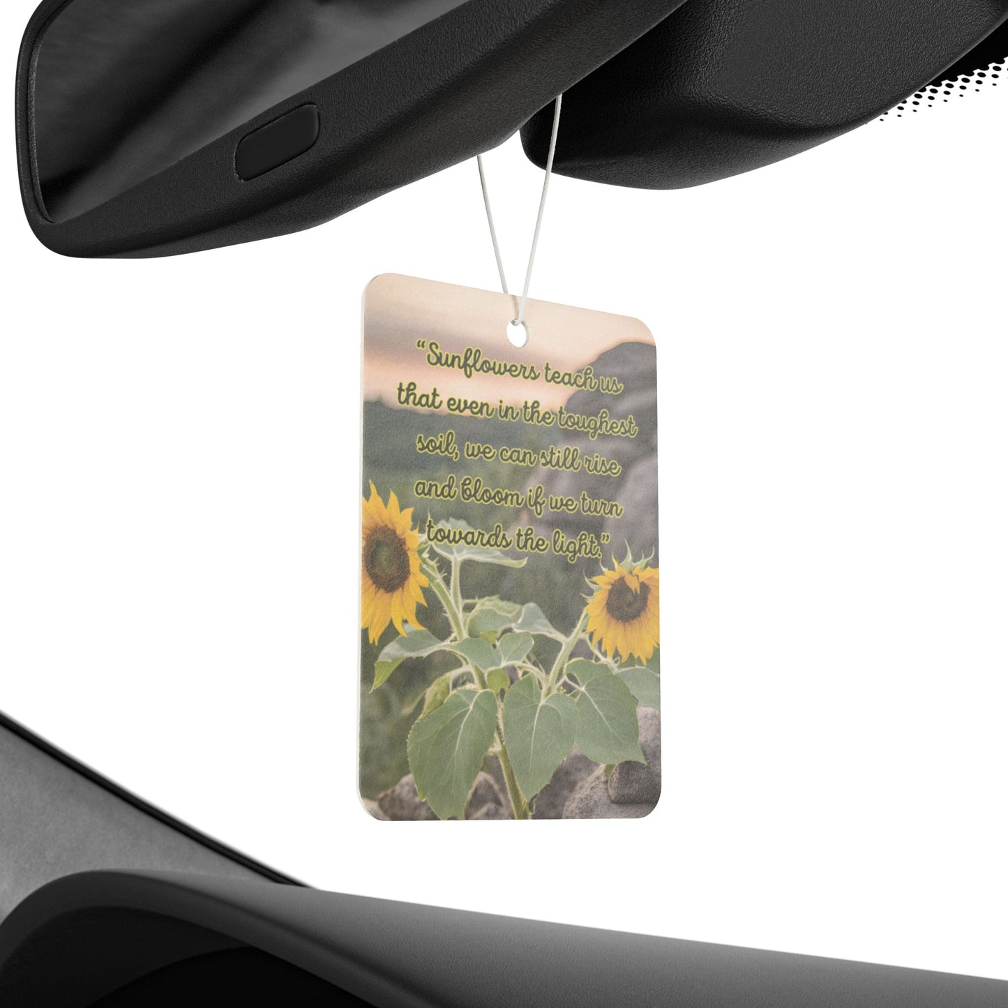 Rise Like Sunflowers" Car Air Freshener