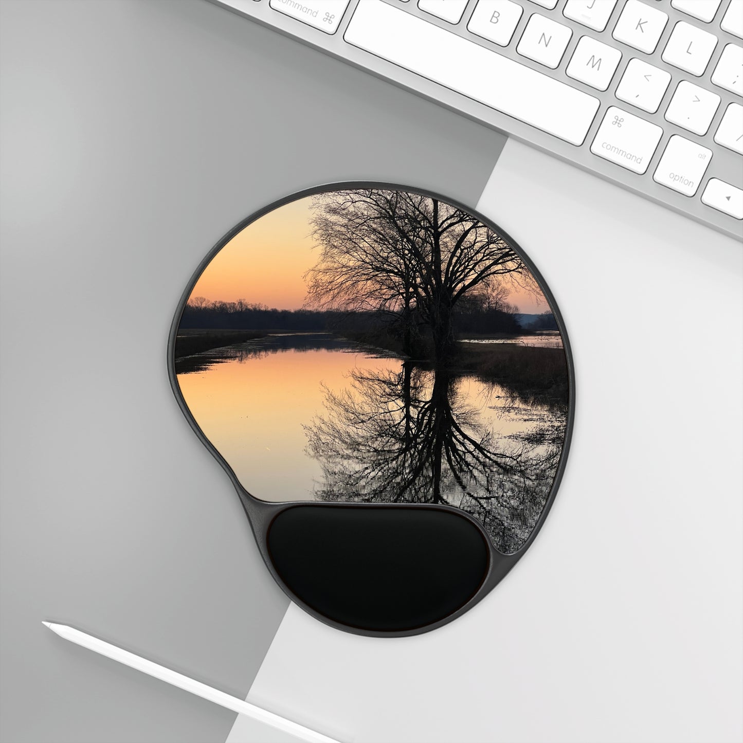 “Reflection At Sunset” Mouse Pad With Wrist Rest